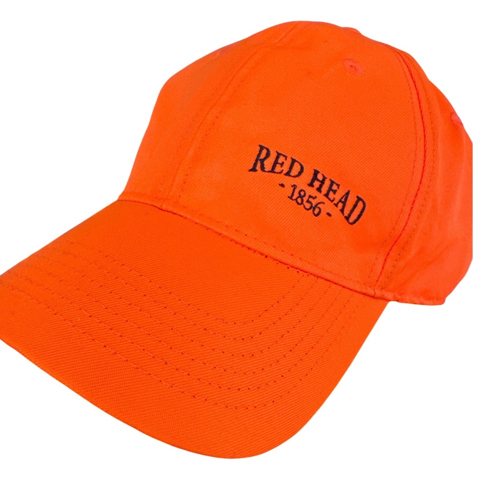 Men's bright blaze orange RedHead 1856 strapback hunting cap‎ NWT